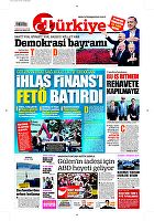 Türkiye Gazetesi e-gazete — 07 Ağustos 2016