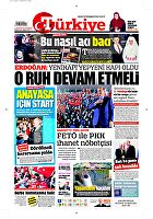 Türkiye Gazetesi e-gazete — 11 Ağustos 2016