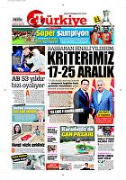 Türkiye Gazetesi e-gazete — 14 Ağustos 2016