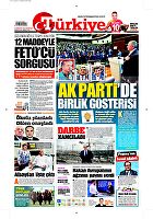 Türkiye Gazetesi e-gazete — 15 Ağustos 2016