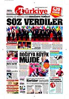 Türkiye Gazetesi e-gazete — 05 Eylül 2016