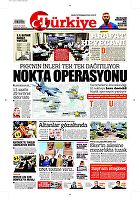 Türkiye Gazetesi e-gazete — 11 Eylül 2016