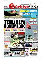 Türkiye Gazetesi e-gazete — 15 Eylül 2016