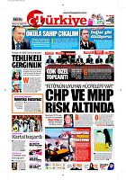 Türkiye Gazetesi e-gazete — 19 Eylül 2016
