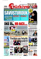 Türkiye Gazetesi e-gazete — 27 Eylül 2016