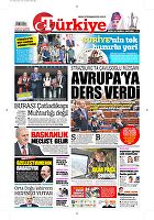 Türkiye Gazetesi e-gazete — 13 Ekim 2016