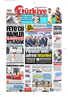 Türkiye Gazetesi e-gazete — 16 Ekim 2016