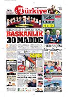 Türkiye Gazetesi e-gazete — 29 Ekim 2016