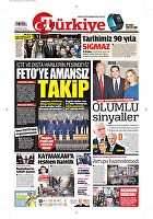 Türkiye Gazetesi e-gazete — 11 Kasım 2016