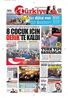 Türkiye Gazetesi e-gazete — 12 Kasım 2016