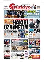 Türkiye Gazetesi e-gazete — 18 Kasım 2016