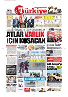 Türkiye Gazetesi e-gazete — 08 Ocak 2017