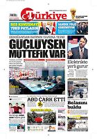 Türkiye Gazetesi e-gazete — 11 Ocak 2017