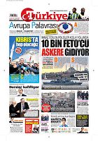Türkiye Gazetesi e-gazete — 14 Ocak 2017