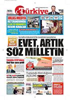 Türkiye Gazetesi e-gazete — 16 Nisan 2017
