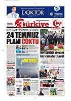 Türkiye Gazetesi e-gazete — 12 Temmuz 2017