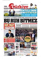 Türkiye Gazetesi e-gazete — 14 Temmuz 2017