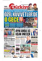 Türkiye Gazetesi e-gazete — 07 Ağustos 2017
