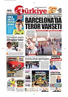 Türkiye Gazetesi e-gazete — 18 Ağustos 2017