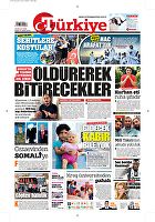 Türkiye Gazetesi e-gazete — 01 Eylül 2017