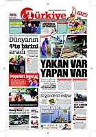 Türkiye Gazetesi e-gazete — 05 Eylül 2017