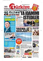 Türkiye Gazetesi e-gazete — 12 Eylül 2017