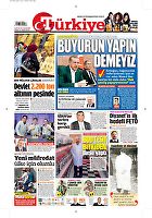 Türkiye Gazetesi e-gazete — 18 Eylül 2017