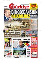 Türkiye Gazetesi e-gazete — 26 Eylül 2017