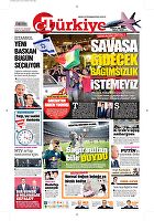 Türkiye Gazetesi e-gazete — 28 Eylül 2017