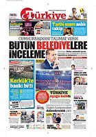 Türkiye Gazetesi e-gazete — 24 Ekim 2017