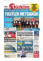 Türkiye Gazetesi e-gazete — 03 Kasım 2017