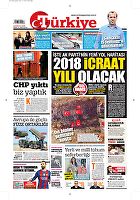 Türkiye Gazetesi e-gazete — 12 Kasım 2017