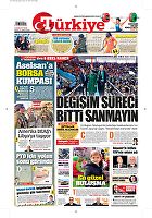 Türkiye Gazetesi e-gazete — 19 Kasım 2017