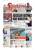 Türkiye Gazetesi e-gazete — 15 Ocak 2018