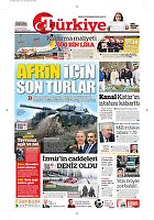 Türkiye Gazetesi e-gazete — 19 Ocak 2018