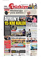 Türkiye Gazetesi e-gazete — 08 Şubat 2018
