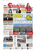 Türkiye Gazetesi e-gazete — 14 Mart 2018