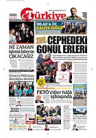 Türkiye Gazetesi e-gazete — 16 Mart 2018