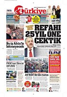 Türkiye Gazetesi e-gazete — 24 Mart 2018