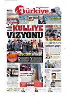 Türkiye Gazetesi e-gazete — 06 Nisan 2018