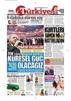 Türkiye Gazetesi e-gazete — 07 Mayıs 2018