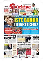 Türkiye Gazetesi e-gazete — 09 Mayıs 2018