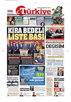 Türkiye Gazetesi e-gazete — 11 Mayıs 2018