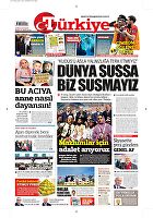 Türkiye Gazetesi e-gazete — 13 Mayıs 2018