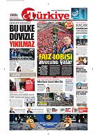 Türkiye Gazetesi e-gazete — 27 Mayıs 2018