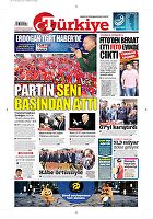 Türkiye Gazetesi e-gazete — 11 Haziran 2018