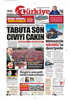 Türkiye Gazetesi e-gazete — 19 Haziran 2018