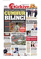 Türkiye Gazetesi e-gazete — 29 Haziran 2018