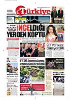Türkiye Gazetesi e-gazete — 04 Temmuz 2018
