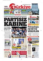 Türkiye Gazetesi e-gazete — 07 Temmuz 2018